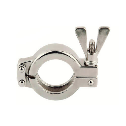 Stainless Steel 304 316 Food Grade sanitary Heavy Duty Tube Clamp Pipe fitting