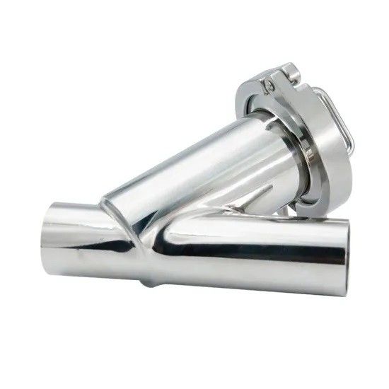 Welded Threaded Y Type Sanitary Filter For Food Processing Industries ...