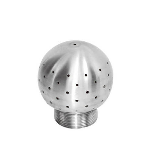 316L Stainless Steel Sanitary Matt Polish Bolted Fix Cleaning Ball Spray Ball