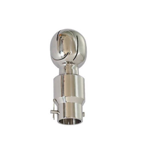 Food Grade Hygienic Stainless Steel Sanitary Bolted Rotary Spray Cleaning Ball