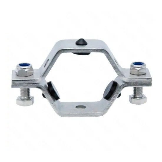 Sanitation Pipe Support Clamp Plumbing And Sanitary Fittings With Grommets
