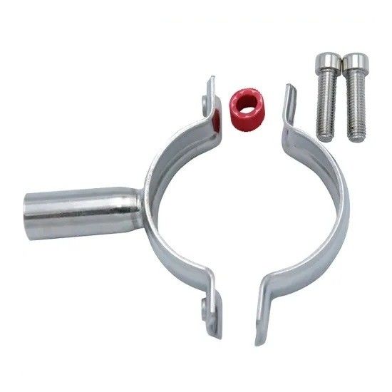 Ss 304 Double Pin Pipe Tube Holder Sanitary Tube Fittings With Weld End