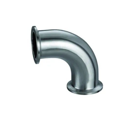 Sanitary ss304 316L 90 Degree Pipe Fittings Tri Clamped Elbow