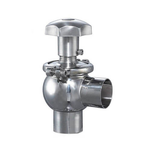 Sanitary Stainless Steel Manual Regulating Valve and Weld Divert Seat Control Valve