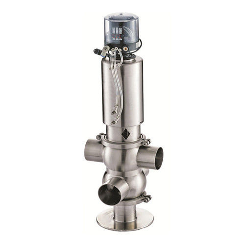 Stainless Steel 316L Sanitary Food Processing Pneumatic Double Seat Mixproof Valve