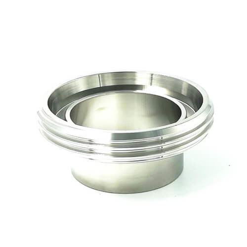 304 316L Sanitary Stainless Steel Pipe Fittings Union Male Thread Liner