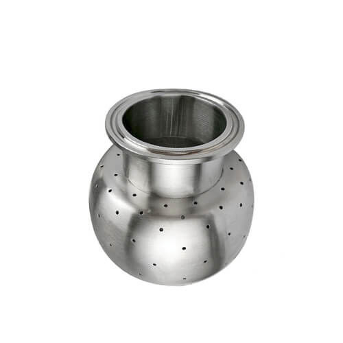 Fixed Tank Stainless Steel Cleaning Ball , Sanitary Tri Clamp Spray Ball