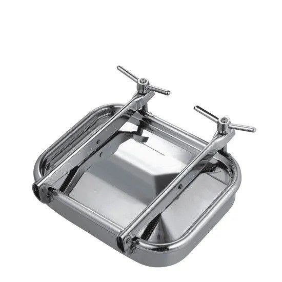Sanitary Hygienic Rectangle Tank Vessel Manhole Covers Manway - WENZHOU ...