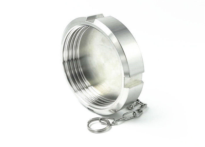 Food Grade Sanitary Union Stainless Steel 304 316L Round Blind Nut with Chains