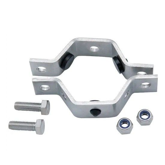 Sanitation Pipe Support Clamp Plumbing And Sanitary Fittings With Grommets