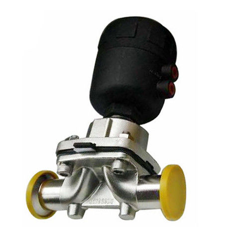 Sanitary Stainless Steel Casting Tri-Clamp Diaphragm Valve with Pneumatic Actuator
