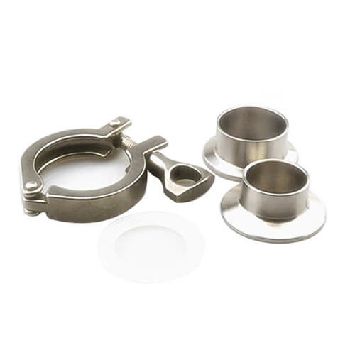 Sanitary Food Grade Heavy Duty Stainless Steel ss304 Tri Clamp Set
