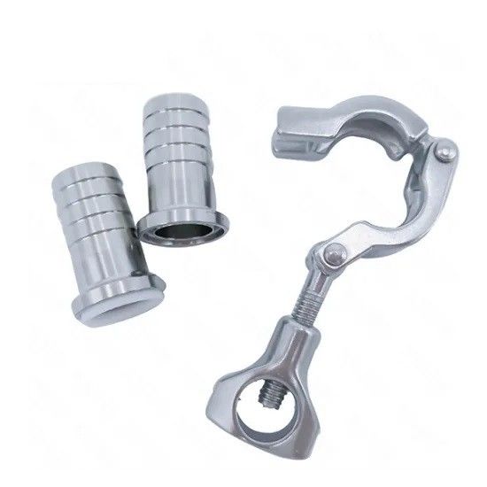 Hydraulic Hose Ferrule Adaptor Stainless Steel Dairy Fittings With Collar