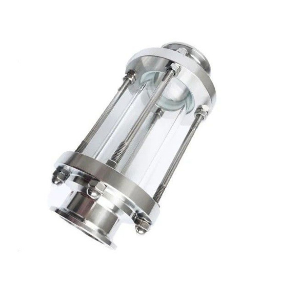 Hygienic food grade 1.5" SS304 3A Stainless Steel Sanitary Clamp Sight Glass